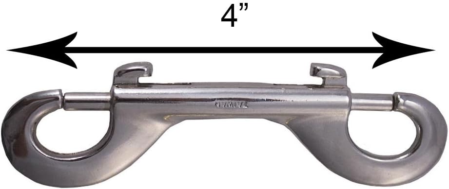 Nickel plated double ended bolt snaps by Derby Originals