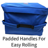 Derby Originals Patented Rolling Bale Bag with Ventilation Windows and Patriotic Leather Accents