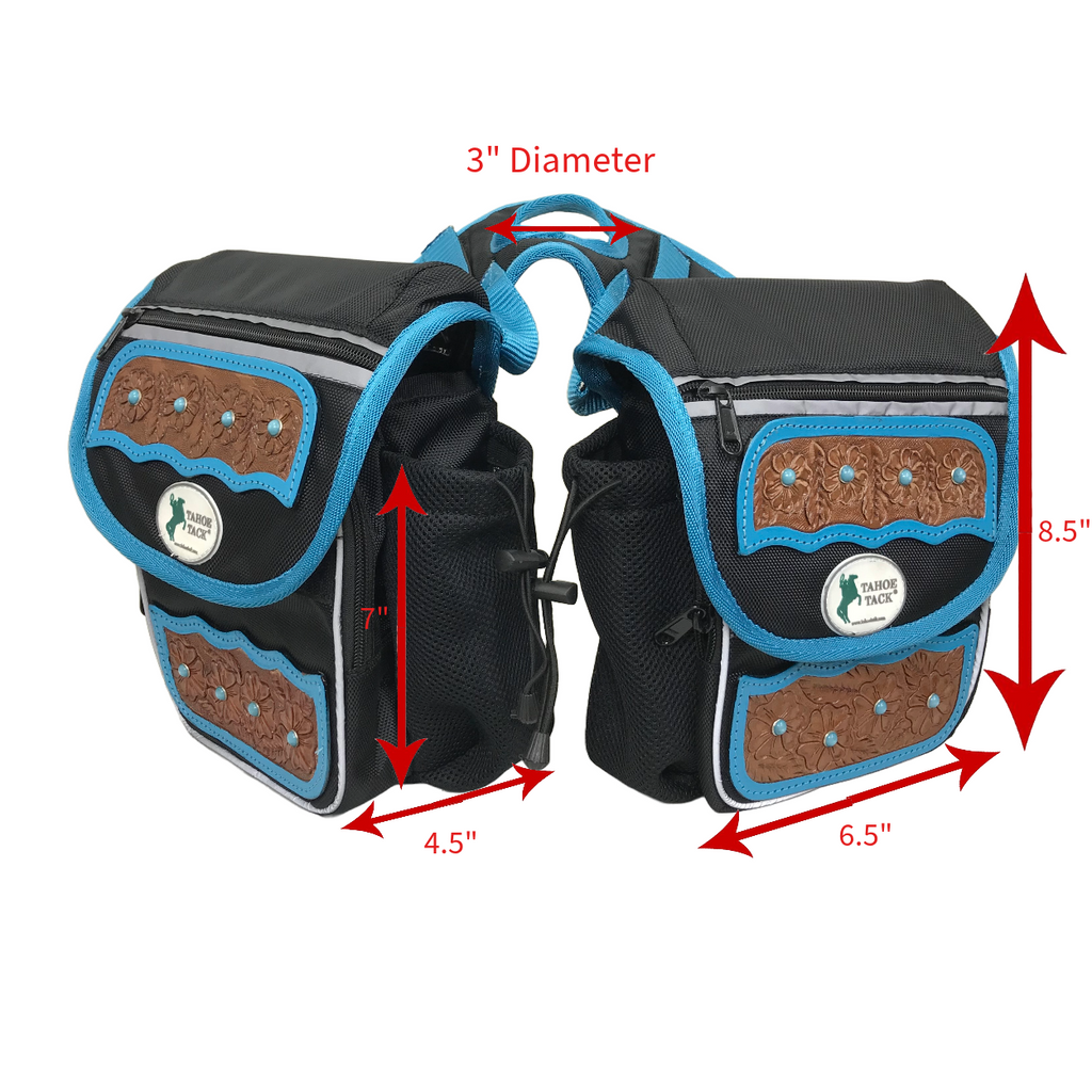 Durable Nylon Saddlebags for Horseback Riding Tack Wholesale