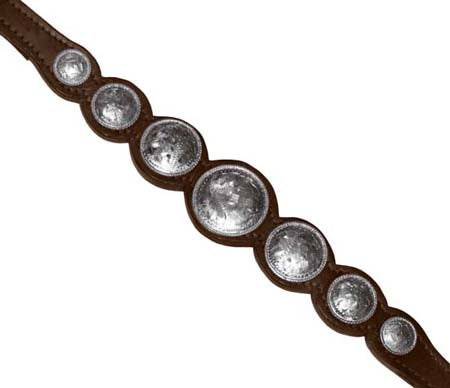 Shop Tahoe Tack Hand-Engraved Silver Concho Western Show Breast Collar