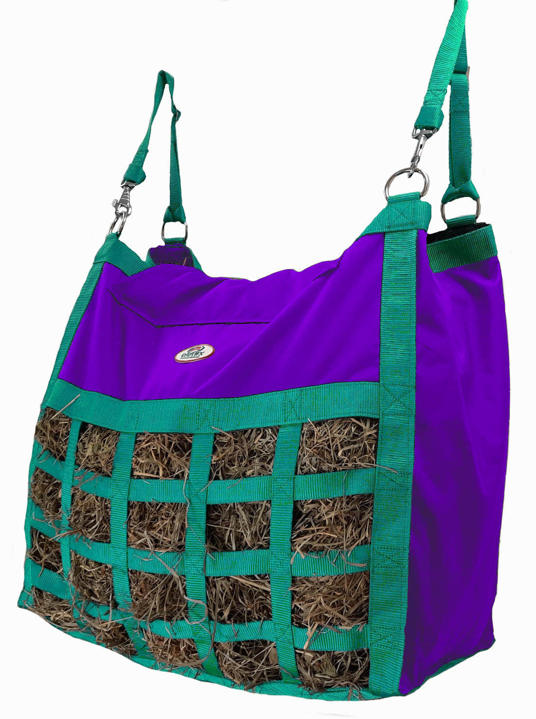 Supreme Slow Feeder Hay Bag – 3.5" x 3" Square Openings – Easy or Moderate Feeding – 6-Month Warranty | Super Tough Bottom