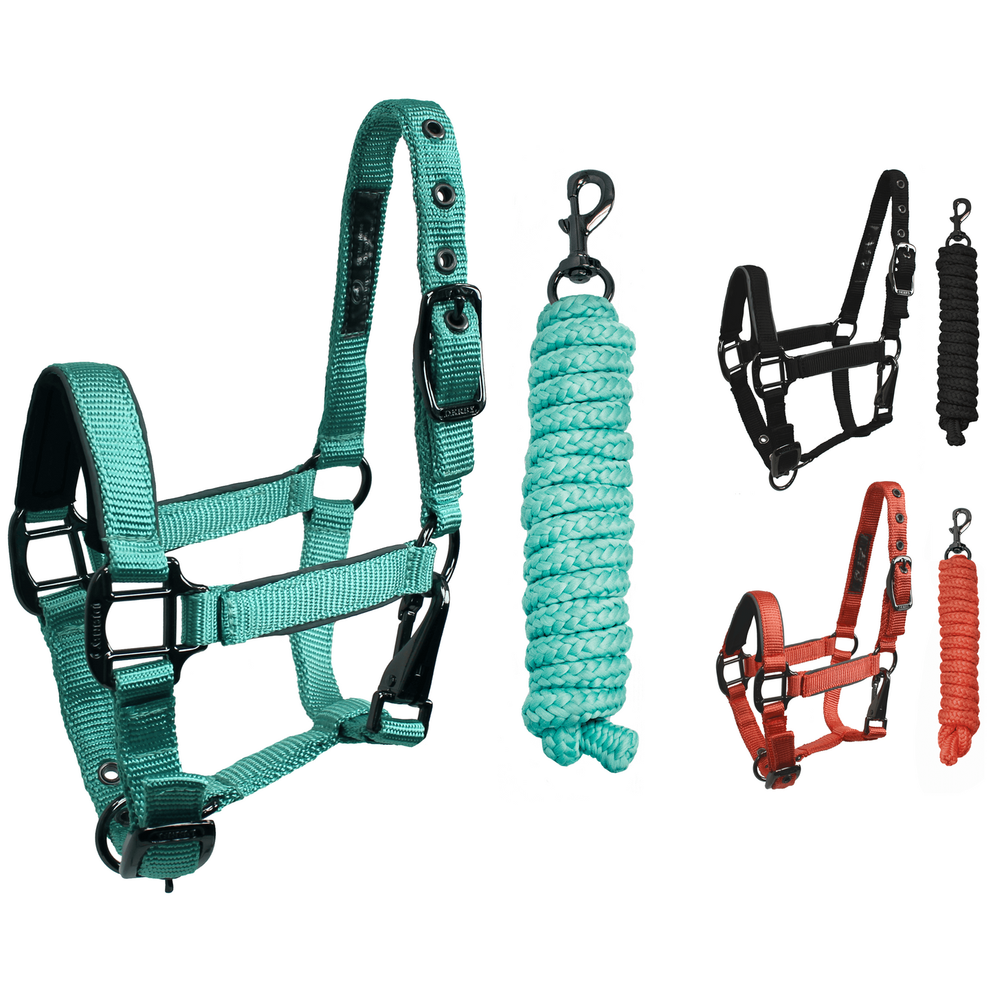 Blackout Reflective Safety Stable Horse Halters swatch