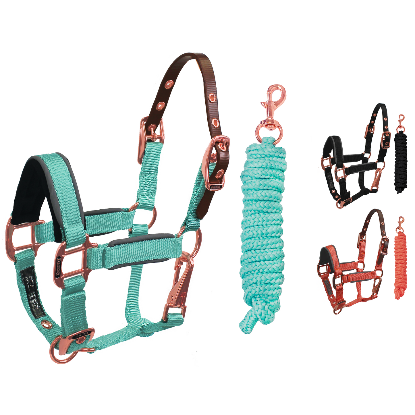 Safety Flex-Webb Horse Halters with Matching Lead Ropes Swatch