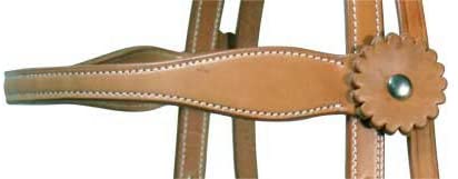 Tahoe Tack Country Double Layer Western Browband Headstall
