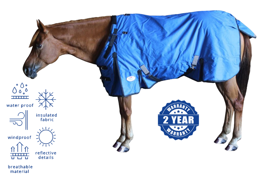 Nordic Tough 1200D Waterproof Reflective Winter Horse Turnout Blanket 2