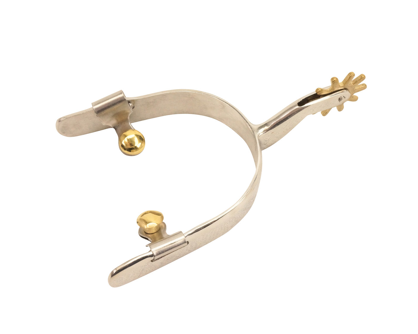 Brass Button Spurs Stainless Steel Pair Shop