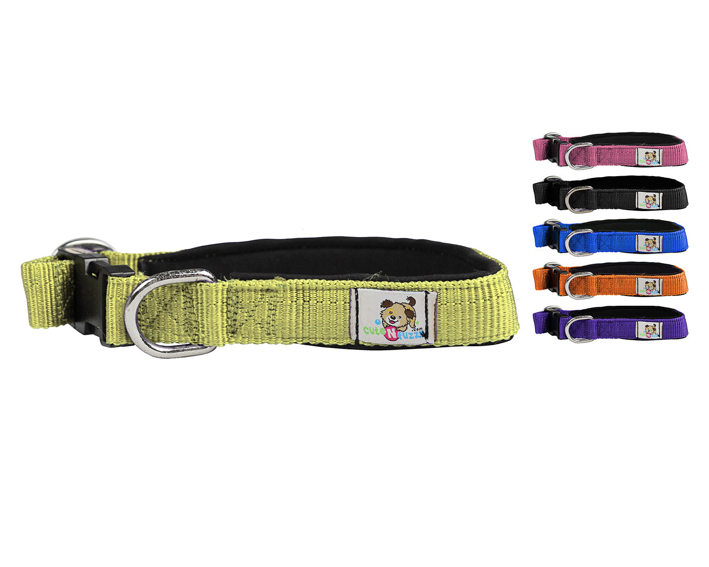 Affordable Padded Dog Collar with Adjustable Fit
