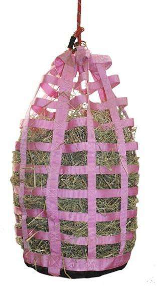 Efficient slow feeder hay bag for horses from Around