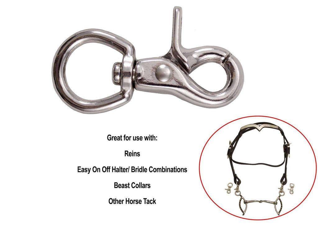 Derby Originals Nickel Plated Round Scissor Trigger Snaps 3/4" Tack