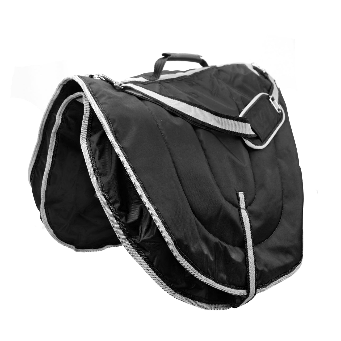 Protective waterproof saddle bag for horses