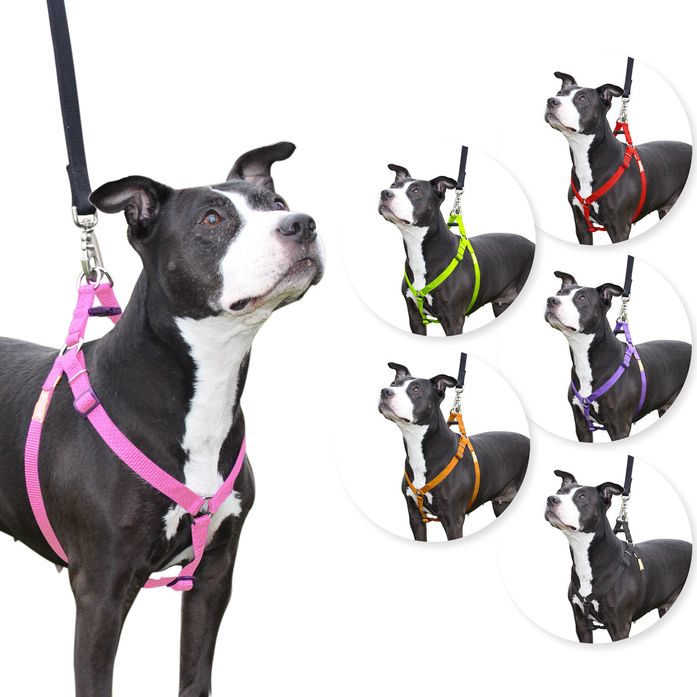 CuteNfuzzy Step in Dog Harness Pink