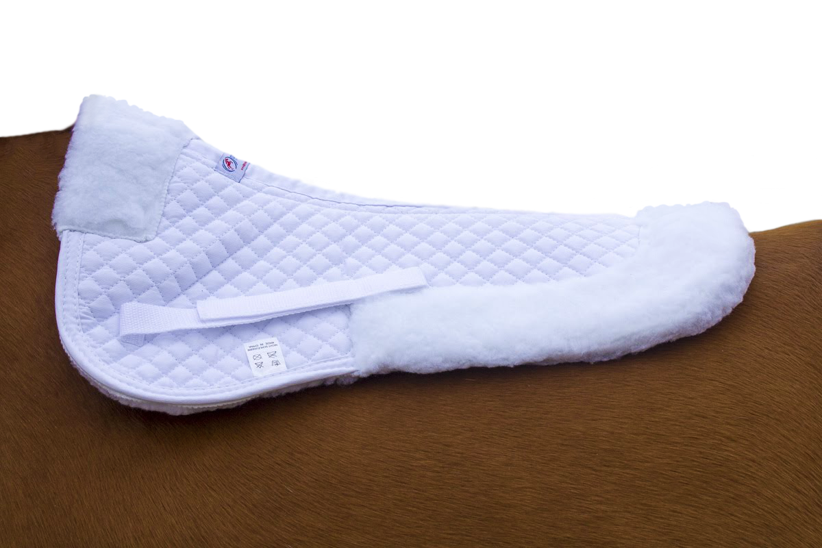 Fleece Lined English Half Saddle Pad