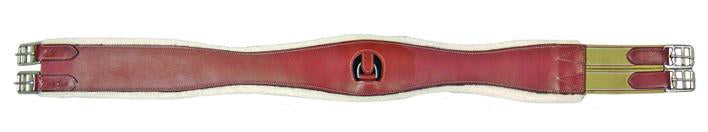 Removable Fleece Lined Overlay Leather English Girth