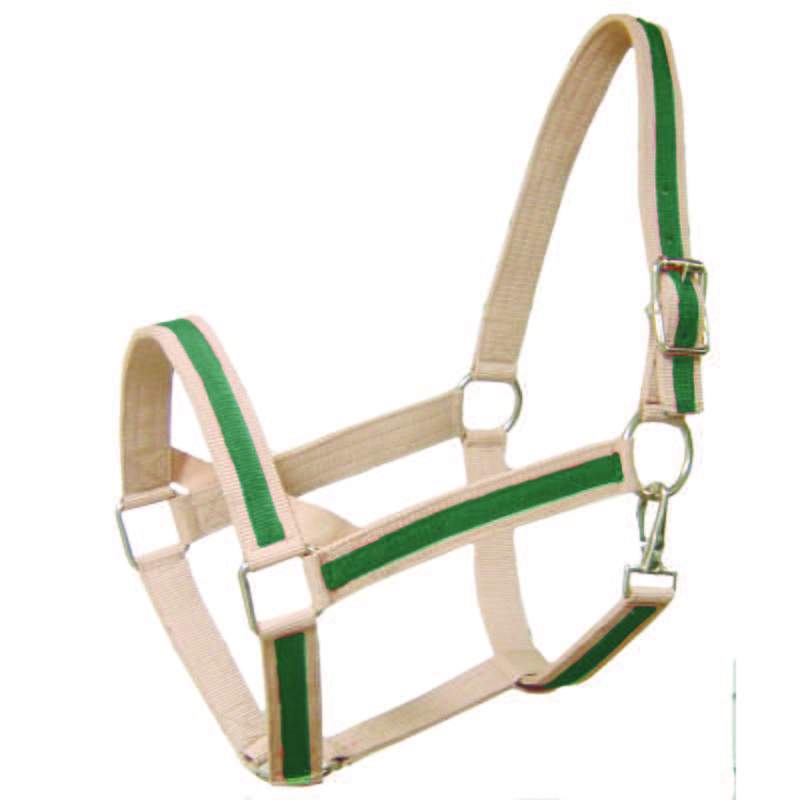 Derby Originals Triple Layer Two-Tone Nylon Draft and Horse Halters