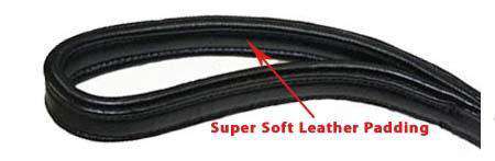 Designer Bully Dog Leash Padded USA Leather Derby Originals - Tack Wholesale