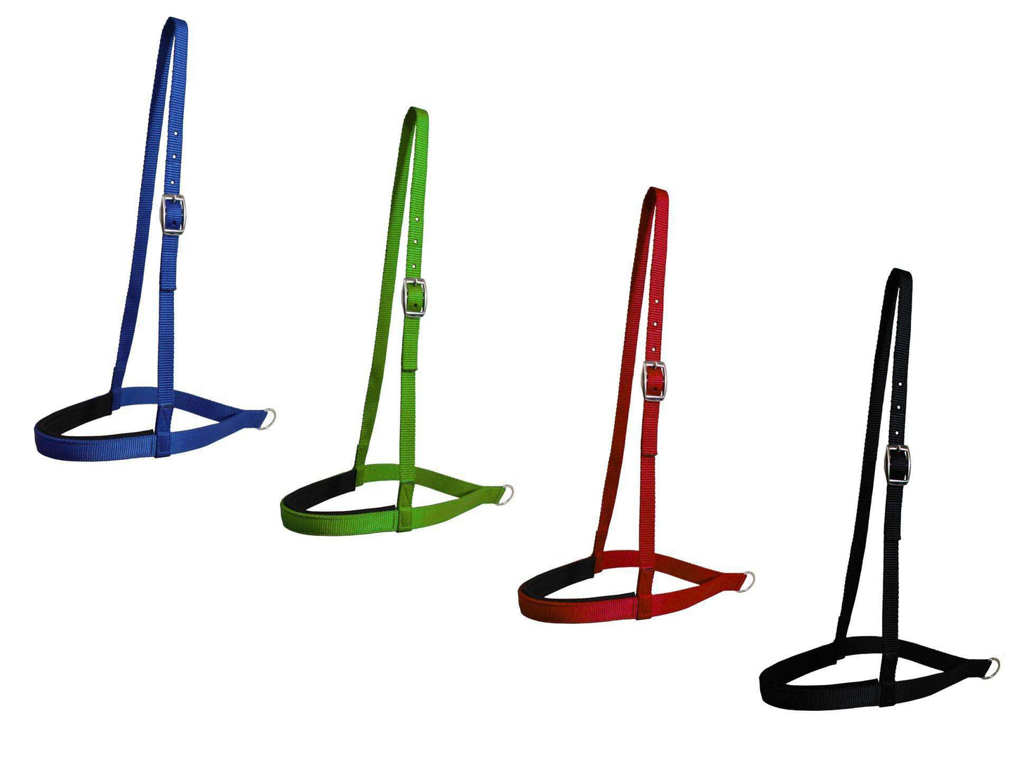 Tahoe Tack Lightweight Padded Nylon Horse Tie Down Noseband - Features Premium Breathable Neoprene Padding Multiple Color