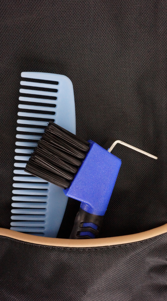 Paris Tack 2-horse tail extension bag with front opening and double-layer protection