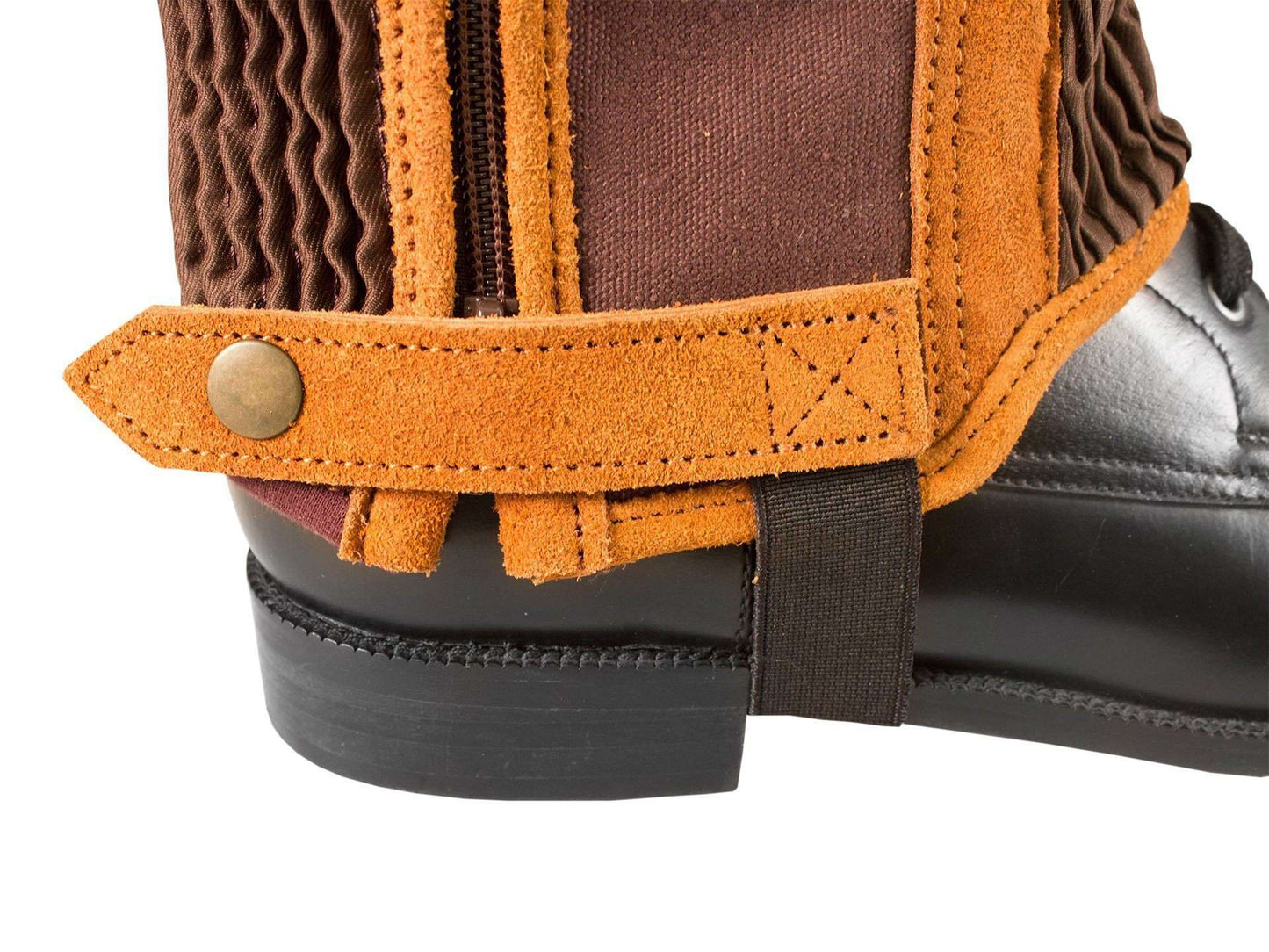 Shop Paris Tack Canvas & Suede Leather Half Chaps