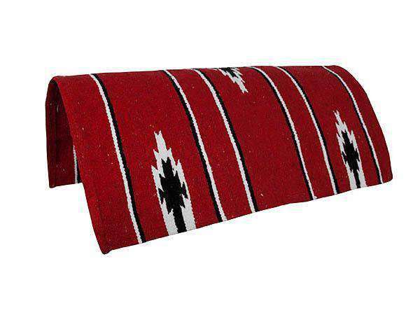 Tahoe Tack Pony Navajo Print Handwoven Acrylic Saddle Blanket 26" x 26"