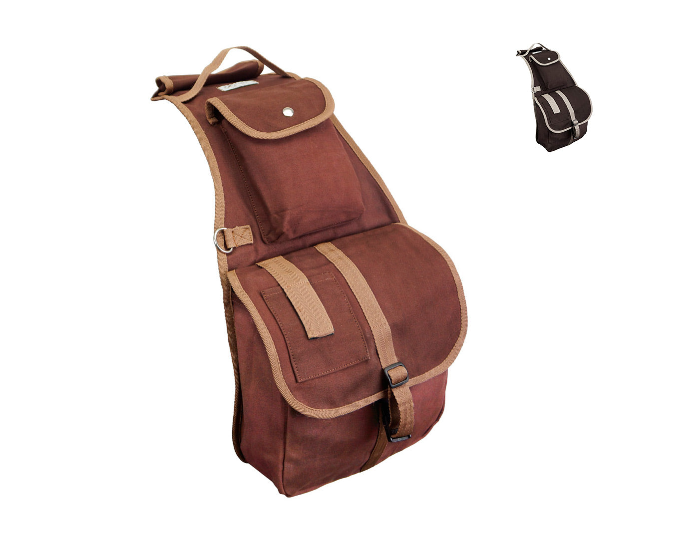 Large saddle bag with cell phone pocket by Tahoe