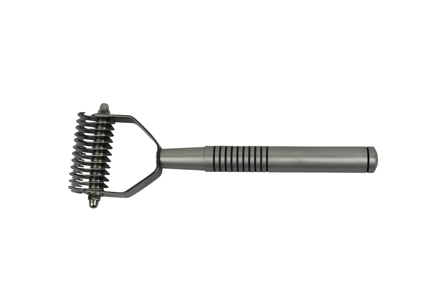 Pet Grooming Undercoat Rake with 12 Teeth - High-Performance Tool for Shedding and Mat Removal