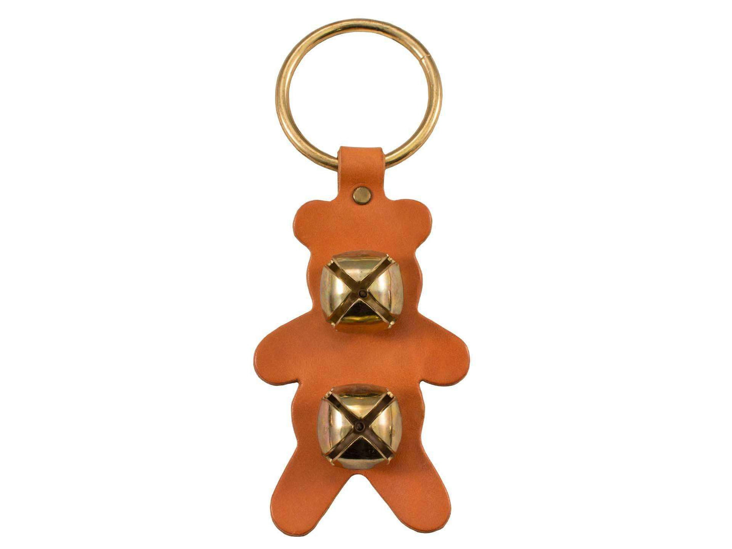 Weaver Leather Decorative Bell Door Hanger - Teddy Bear Shaped - Tack Wholesale
