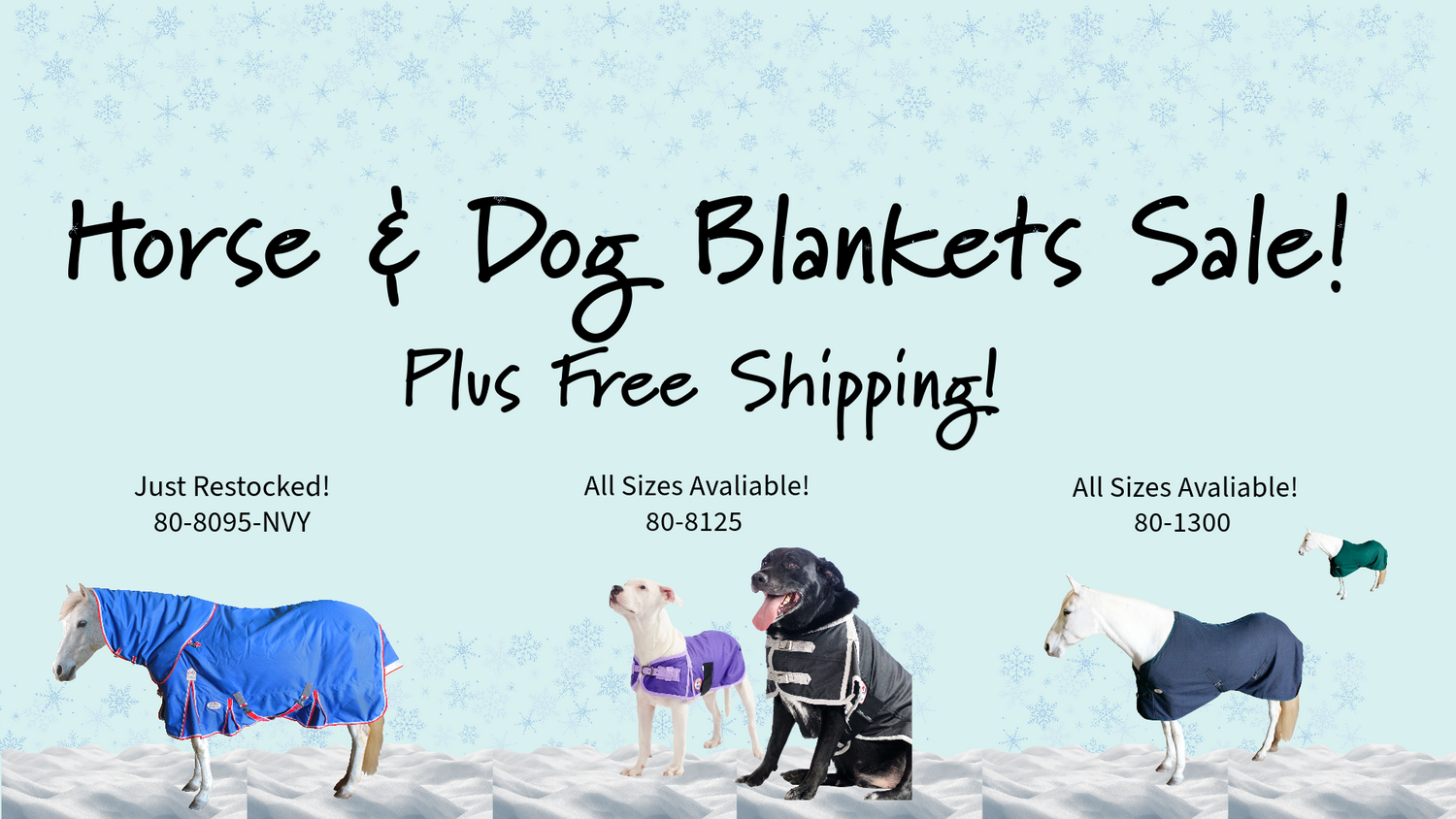 Horse & Dog Blankets Sale