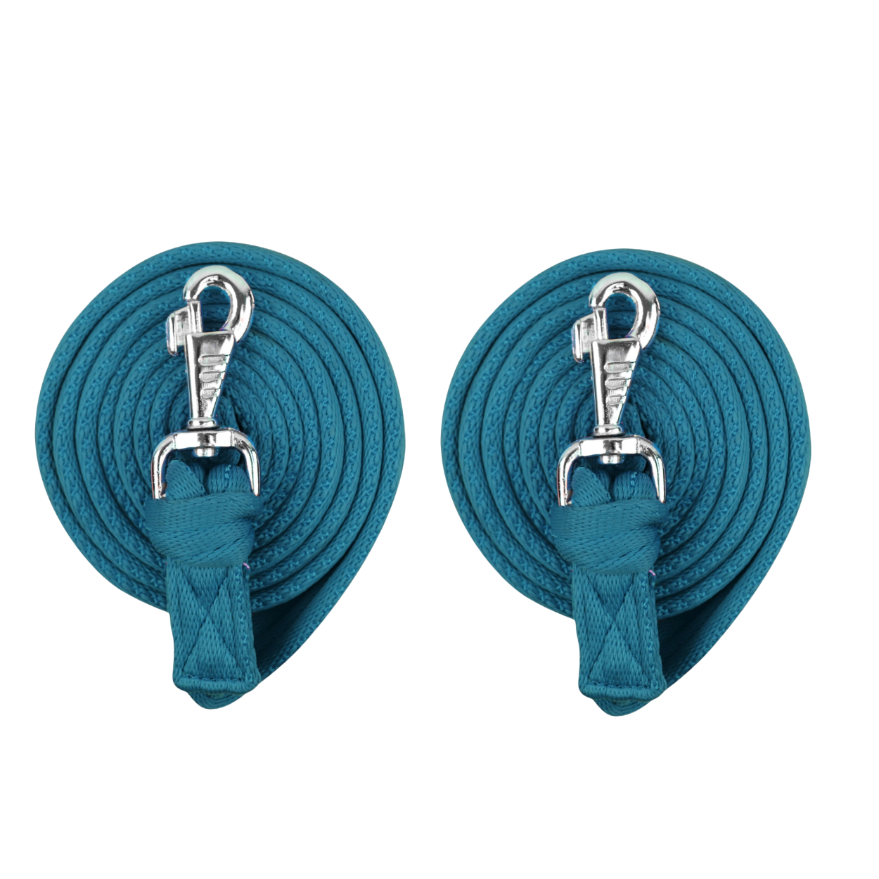 Derby Originals Softgrip Cotton Lead Ropes – 7' & 10' 2-Pack With Replaceable Snap