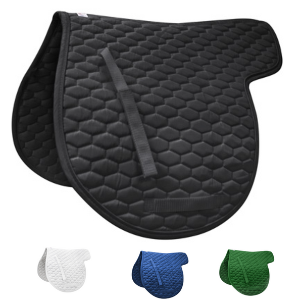 Derby Originals All Purpose Half Fleecelined English Saddle Pad with Tack Wholesale