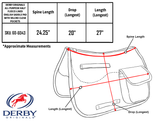 ECP 3D Air Ride English Saddle Pad – Breathable, Non-Slip & Shock-Absorbing For Jumping, Dressage, Trail – Keeps Your Horse Cool & Comfy