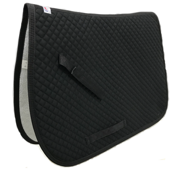 Derby Originals All Purpose Half Fleecelined English Saddle Pad with Tack Wholesale