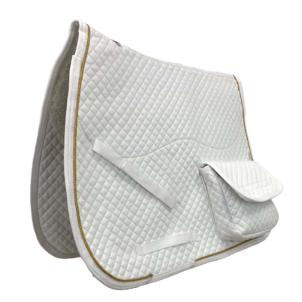 Derby Originals Dressage / Australian Saddle Pad with Pockets and Half