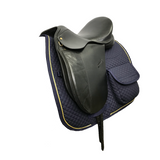 Derby Originals Dressage / Australian Saddle Pad with Pockets and Half Fleece Lining