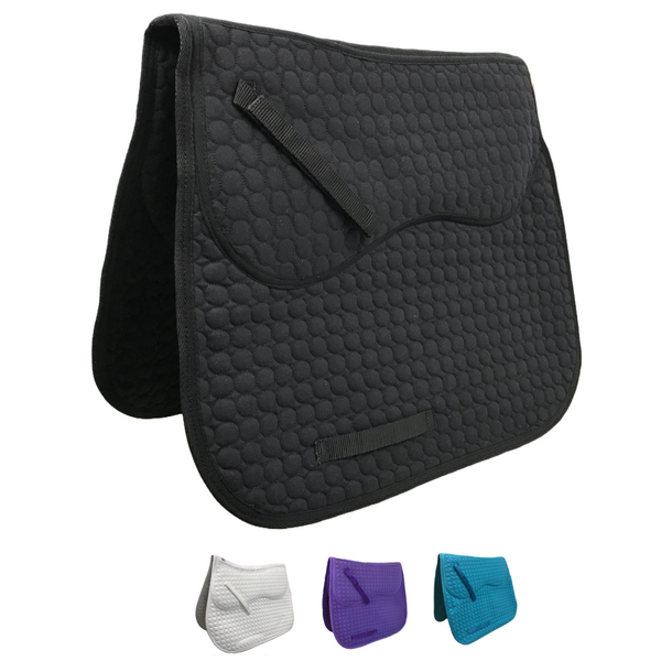 Derby Originals All Purpose Half Fleecelined English Saddle Pad with