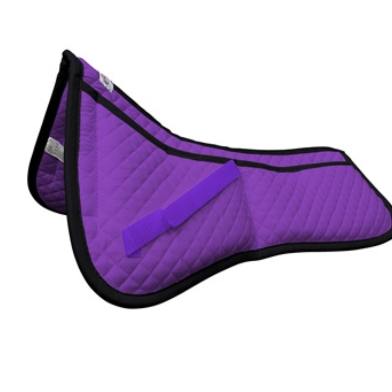 English Half Saddle Pad with Therapeutic Removable Support Memory Foam Pockets for all Disciplines