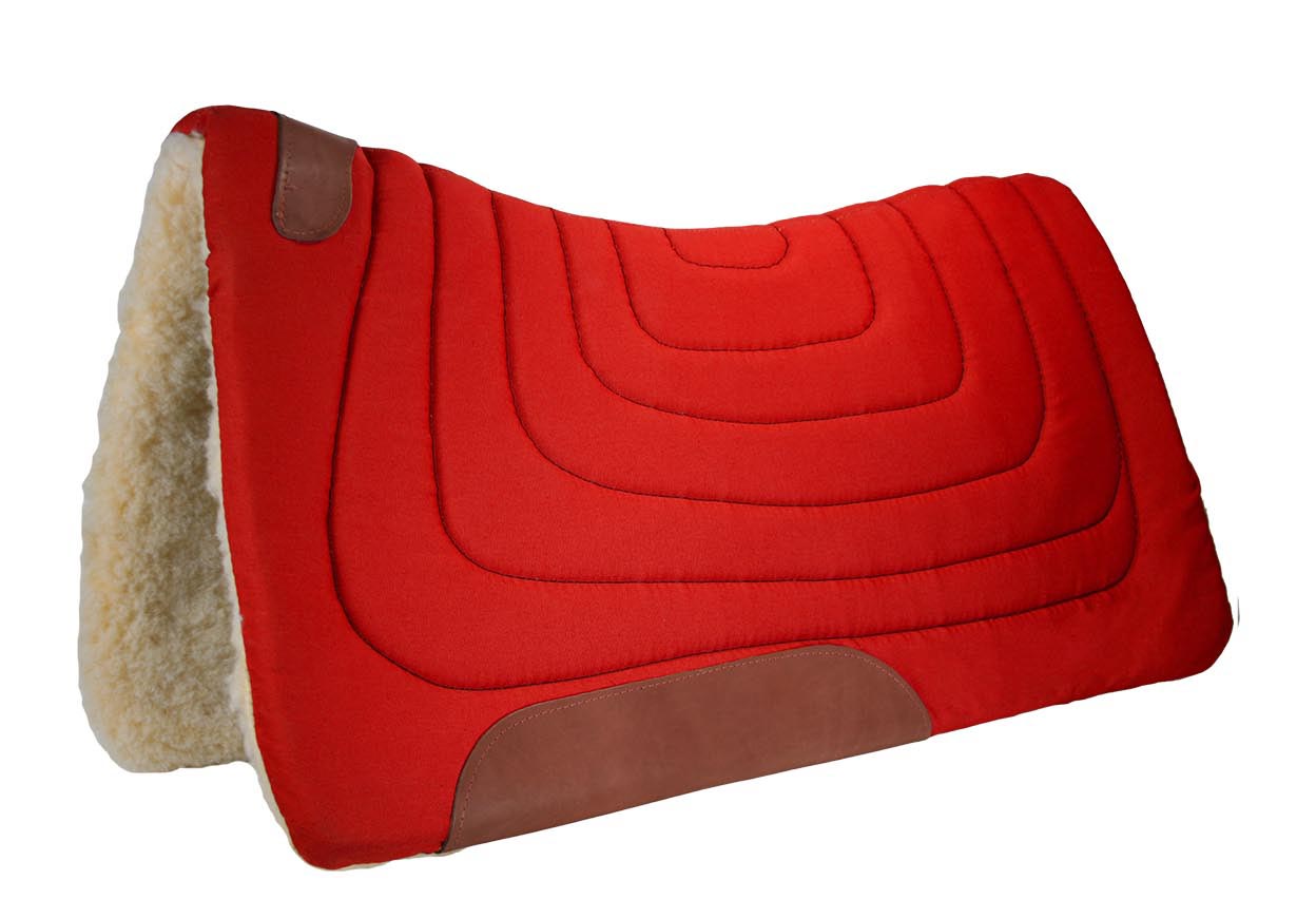 Tahoe Tack Western Canvas Contoured Wool Felt Extra Comfort Saddle Pad