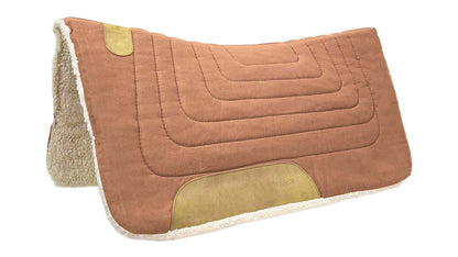 Tahoe Tack Western Canvas Contoured Wool Felt Extra Comfort Saddle Pad