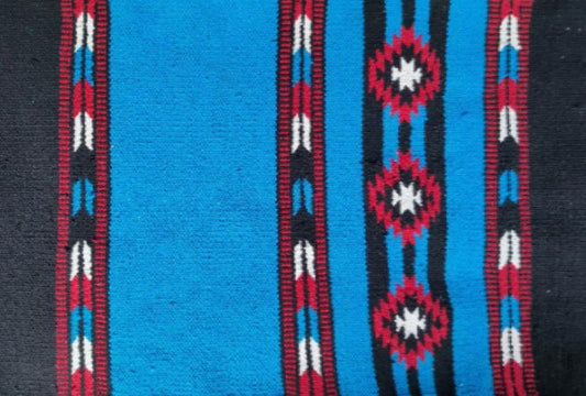 Native Navajo Design Acrylic Performance Western Horse Saddle Pad with Moisture Wicking Fleece & Felt 34" X 38" by Tahoe Tack