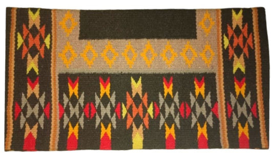 Tahoe Tack NZ Wool Navajo Classic Collection Western Saddle Blanket 34" X 36"
