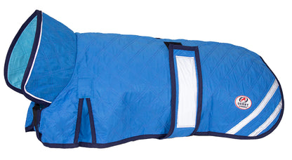 Derby Originals Hydro Cooling Dog Jacket – Evaporative Cooling Vest with Adjustable Belly Band, Reflective Trim & Harness Opening, Lightweight Summer Coat for Dogs