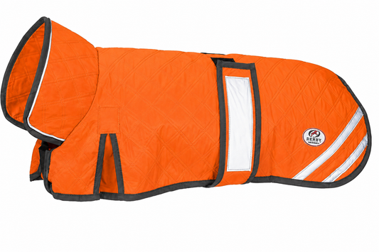 Derby Originals Hydro Cooling Dog Jacket – Evaporative Cooling Vest with Adjustable Belly Band, Reflective Trim & Harness Opening, Lightweight Summer Coat for Dogs