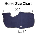 Derby Originals Classic Horse Polar Fleece Keyhole Quarter Sheet Exercise Rug