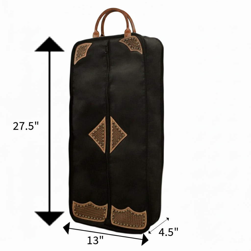 Tahoe Durango Premium Western Halter, Bridle/Headstall Carry and Storage Bag with 1 Year Warranty