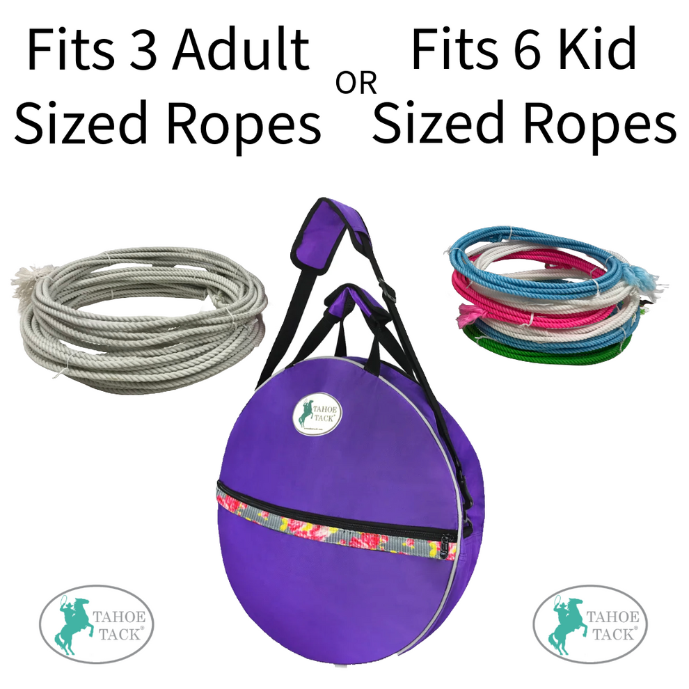 Horse and Calf Roping 3 Ropes Carry Bag Custom Designed with Reflectiv ...