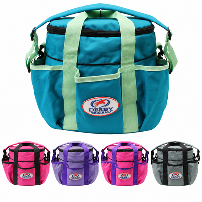 Derby Originals Premium Comfort Large Horse & Dog Grooming Tote Bag, Pet Grooming Supply Organizer with 6 Exterior Pockets, Removable Padded Shoulder Strap