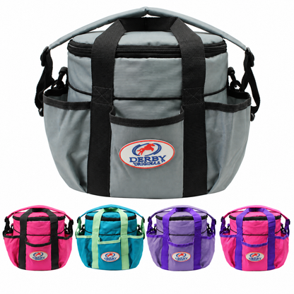 Derby Originals Premium Comfort Large Horse & Dog Grooming Tote Bag, Pet Grooming Supply Organizer with 6 Exterior Pockets, Removable Padded Shoulder Strap