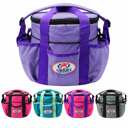 Derby Originals Premium Comfort Large Horse & Dog Grooming Tote Bag, Pet Grooming Supply Organizer with 6 Exterior Pockets, Removable Padded Shoulder Strap