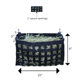 cuteNfuzzy Super Tough Small Pet Hanging Hay Bag for Guinea Pigs and Rabbits
