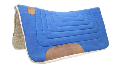 Tahoe Tack Western Canvas Contoured Wool Felt Extra Comfort Saddle Pad