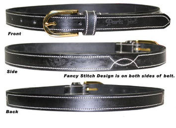 Paris Tack  English Ladies Belt Fancy Stitch Flat